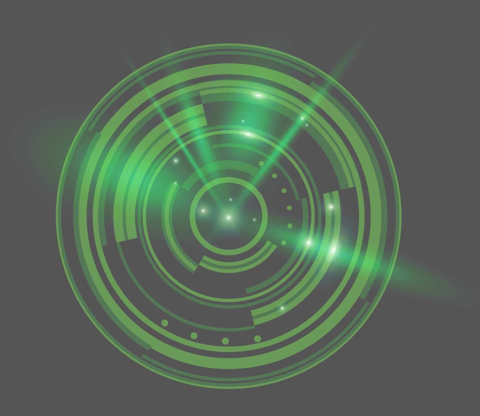 network technology solutions, green circle