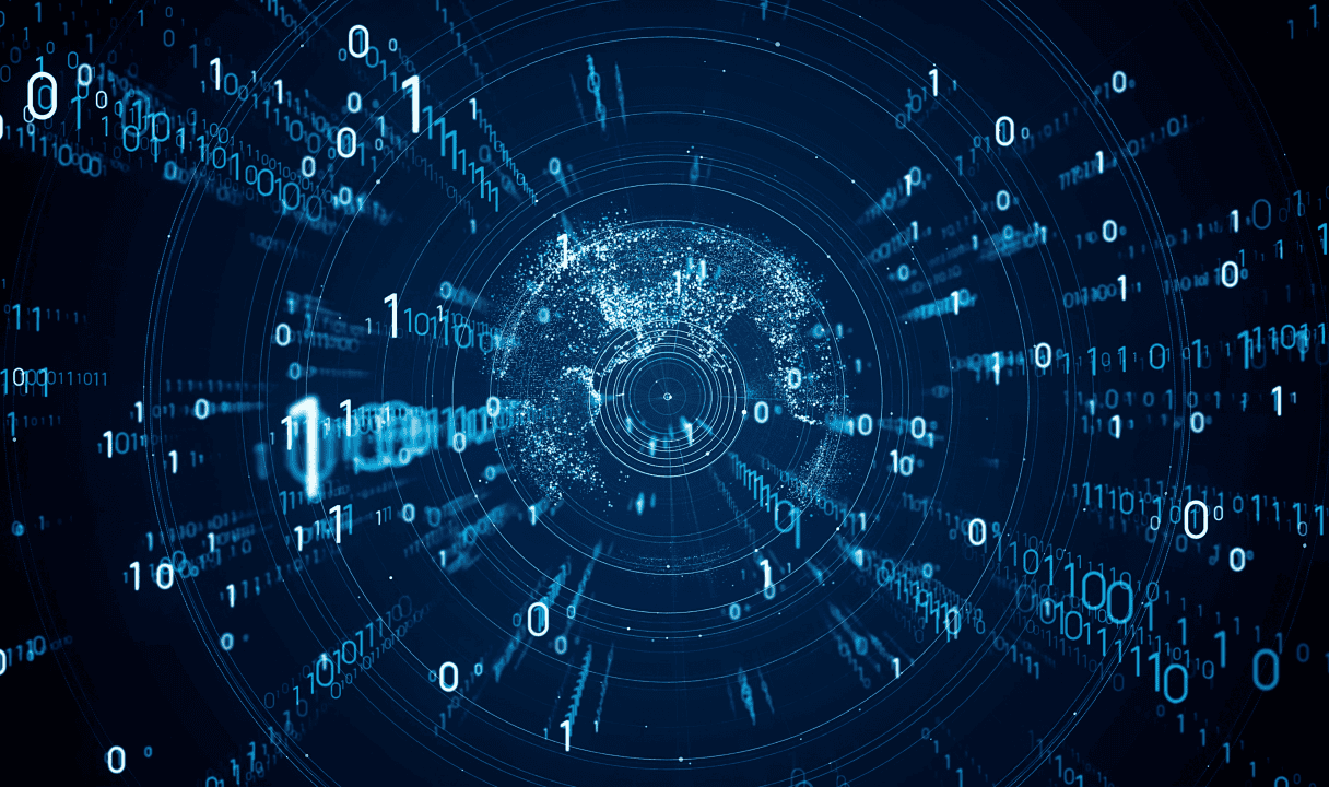 a graphic representing enterprise digital transformation